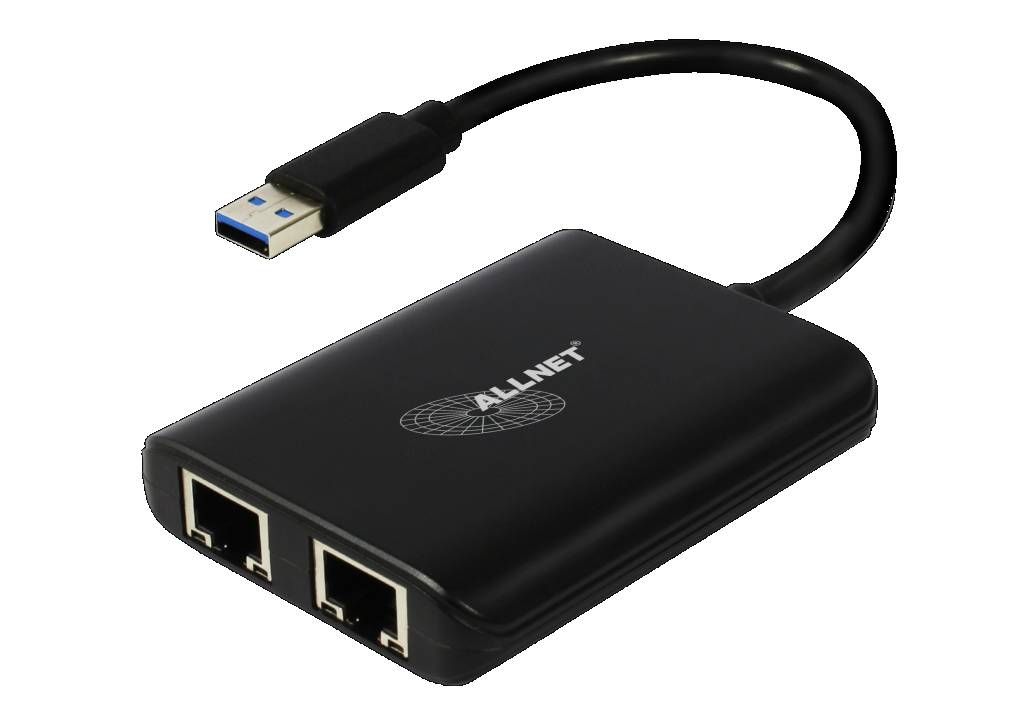 Allnet USB 3.0 Network Adapter (2x 1x USB 3.0 Hub)