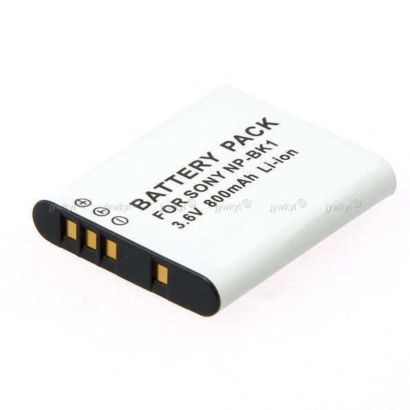 Izenet Li-ion Battery 3.6V 800mAh NP-BK1 for Sony DSC-W Series