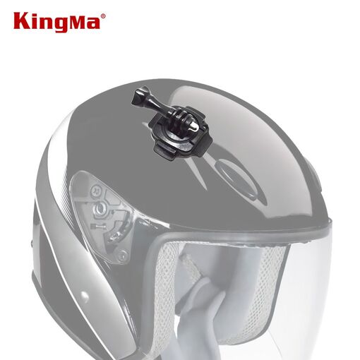 CNYO® KingMa 360° Adhesive Helmet Tripod Mount for GoPro Cameras
