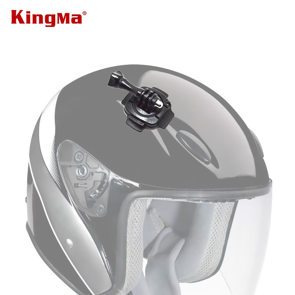 CNYO® KingMa 360° Adhesive Helmet Tripod Mount for GoPro Cameras