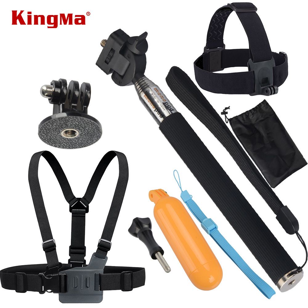 Ensemble adaptateur monopode et trépied CNYO® KingMa pour GoPro Hero4/3