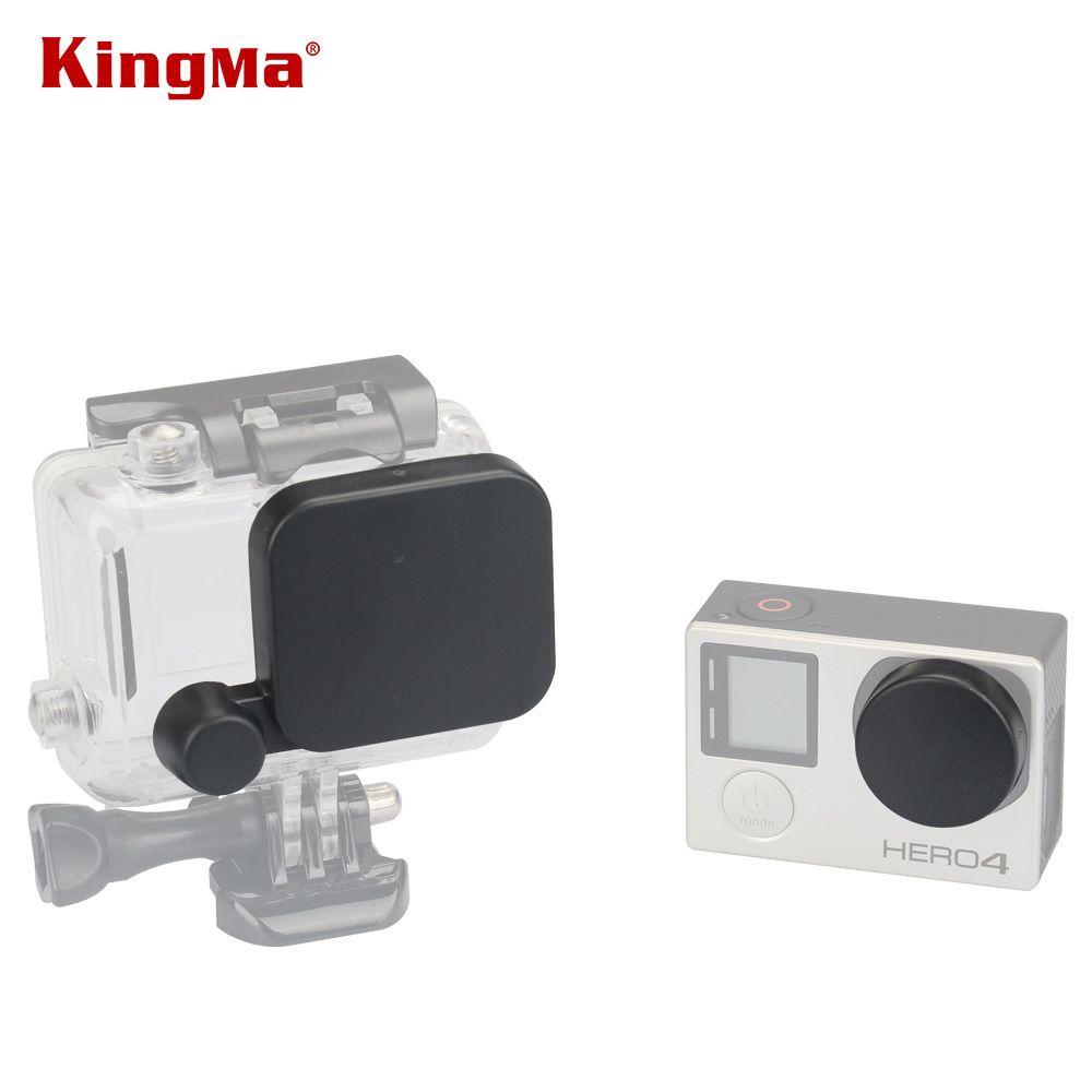 CNYO KingMa Gopro 3 Black Housing Case & Lens Cap Set