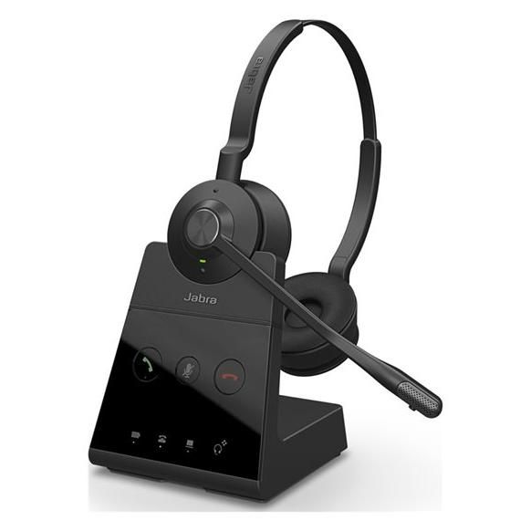 Casque stéréo Jabra Engage 65 sur oreilles