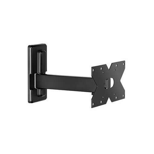 Soporte de pared Meliconi para televisores de pantalla plana ER120, negro