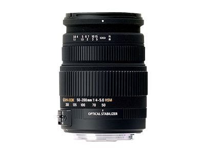 Sigma Telephoto Lens 50-200mm f/4.0-5.6 DC OS HSM Pentax K