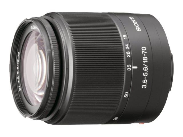 Sony SAL1870 Zoom Lens - 18-70mm f/3.5-5.6 DT A-mount - For Handycam NEX-VG900 and Select Sony Cameras