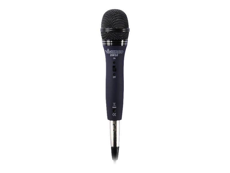 Vivanco Microphone DM 50 (Black, 3.5mm Jack, 10m Cable)