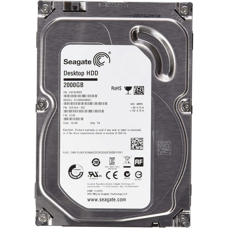 Seagate 2000GB Hard Drive