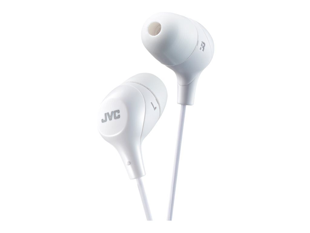 JVC HA-FX38-E Marshmallow Earbuds - White