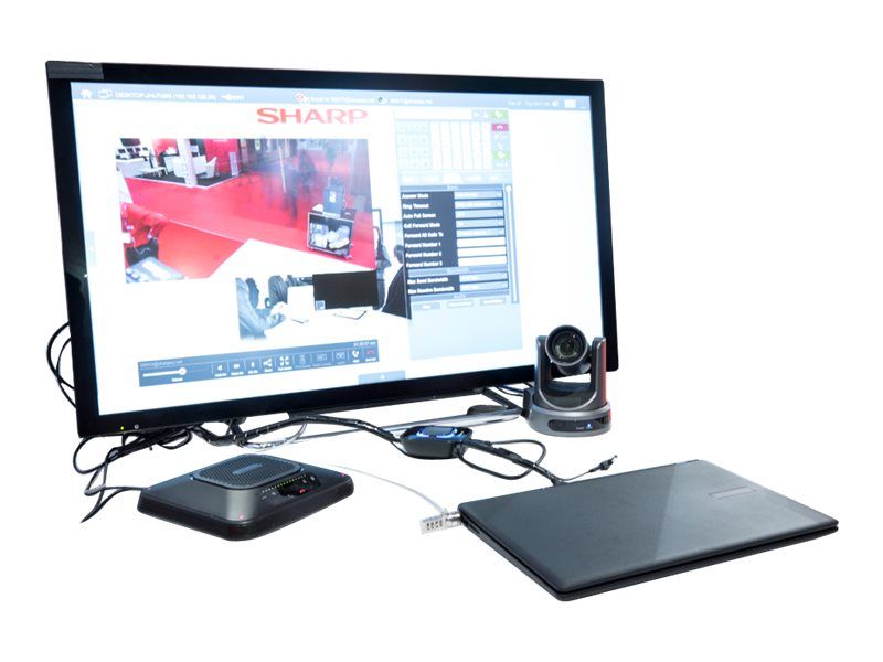 Sharp BIG PAD PN-40TC1 - 40" LED Backlit LCD Interactive Touchscreen Display - Black