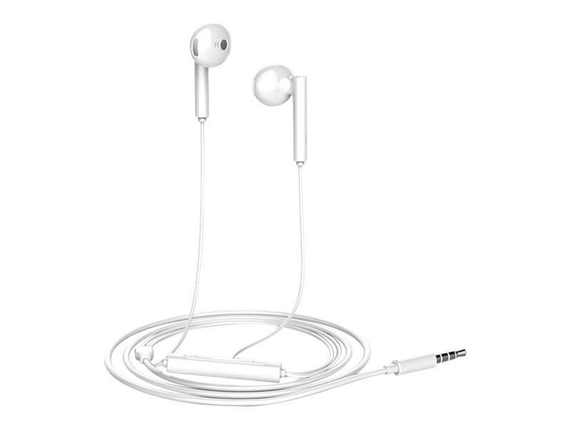 Huawei AM115 - Wired Headphones with Microphone - 3.5mm Jack - White