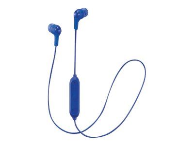 JVC HA-FX9BT Gumy Bluetooth Wireless In-Ear Headphones - Blue