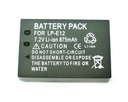 Mondpalast LP-E12 Lithium-Ion Battery with Infochip for Canon EOS M / 100D