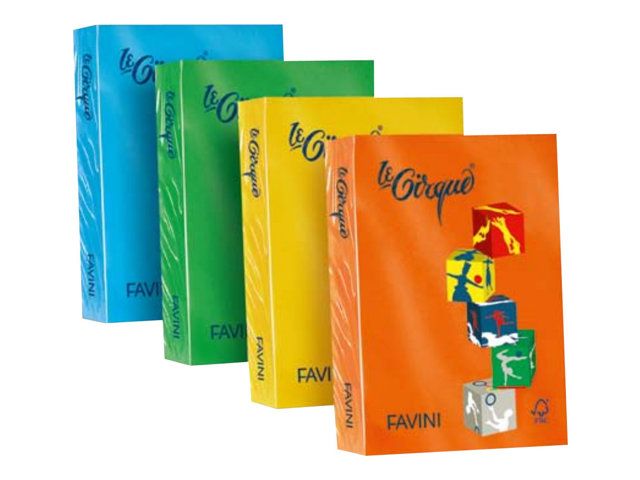 Favini Home-Office Basic Le Cirque Paper - Solar Yellow, A4 (210x297mm), 80g/m², 500 Sheets