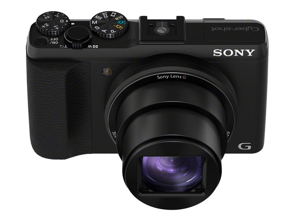 Sony Cyber-shot DSC-HX50V Digital Camera - 20.4MP - 30x Optical Zoom - Wireless LAN - Black