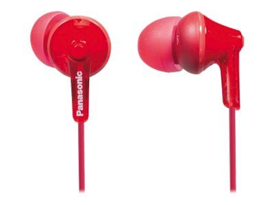 Panasonic Ergofit Headphones, RP-HJE125E-R (Red)