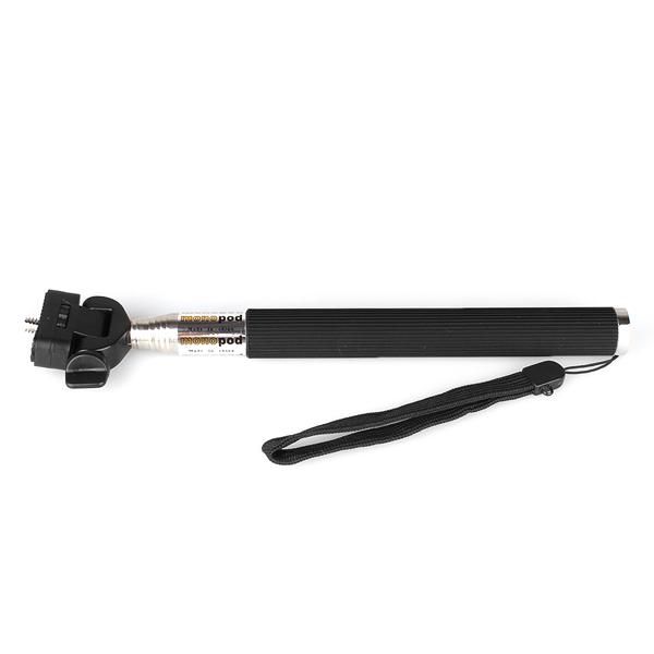 Ebtek Telescopic Monopod with Tripod Adapter for GoPro (Black)