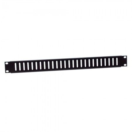 Adam Hall Vertical Slotted Steel Vent Panel - 1U
