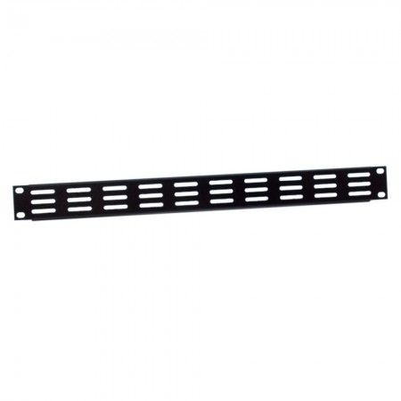 Adam Hall Steel Vent Panel with Horizontal Slots - 1U