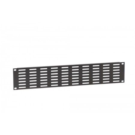 Adam Hall 2U Steel Vent Panel with Horizontal Slats