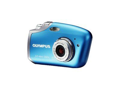 Olympus Compact Camera - 4.0 MP - 2x Optical Zoom - Crystal Blue