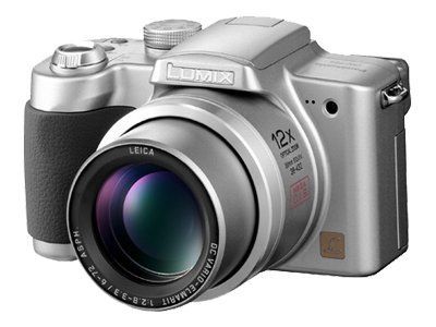 Panasonic CompactS Digital Camera - 5.0 MP - 12x Optical Zoom - Leica - Silver