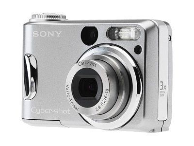 Appareil photo compact Sony Cyber-shot DSC-S80 - Appareil photo numérique - 4,1 MP - Zoom optique 3x - Carl Zeiss
