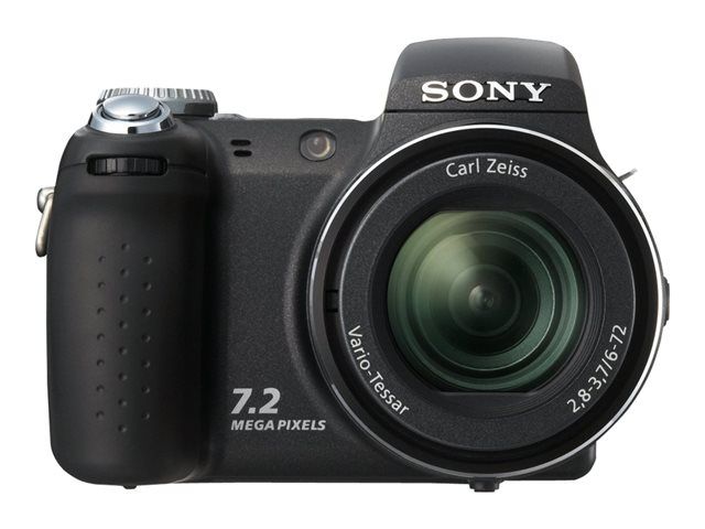 Sony CompactH5/B Digital Camera - 7.2MP - 12x Optical Zoom - Carl Zeiss Lens - 32MB Flash - Black