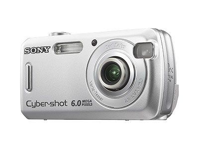 Appareil photo numérique Sony CompactS600 - 6,0 MP, zoom optique 3x, Carl Zeiss