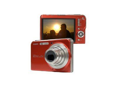 Casio Compact Digital Camera - 7.2MP - 3x Optical Zoom - 6MB Flash - Bright Red
