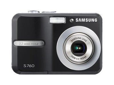 Samsung Compact Camera - 7.2MP - 3x Optical Zoom - 11MP Flash - Black