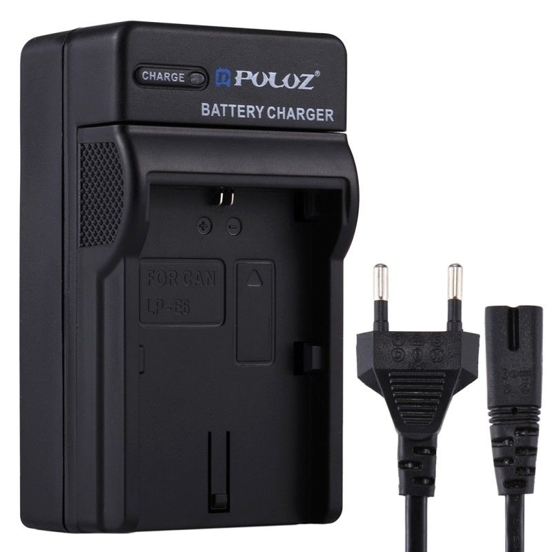 Wewoo EU Plug Battery Charger with Cable for Canon LP-E6