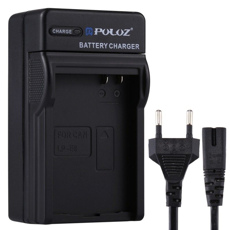 Wewoo EU Plug Battery Charger with Cable for Canon LP-E8