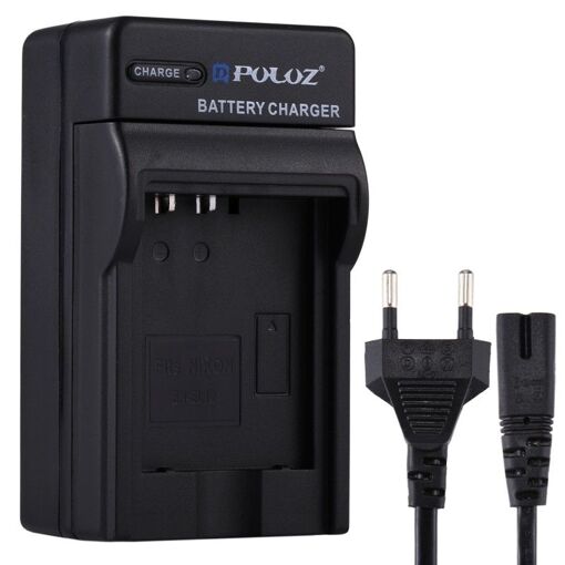Cargador de batería Weweo con cable y toma UE para Nikon EN-EL12