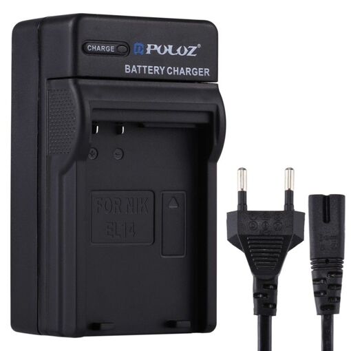 Cargador de batería Weweo con cable UE para Nikon EN-EL14