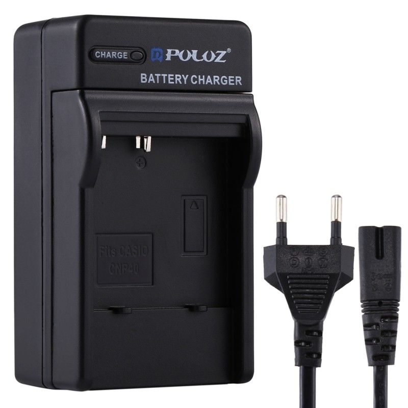 Cargador de batería Wewoo con cable para CASIO CNP40 (Enchufe UE)