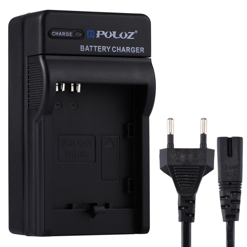 Wewoo EU Plug Battery Charger with Cable for Canon NB-5L