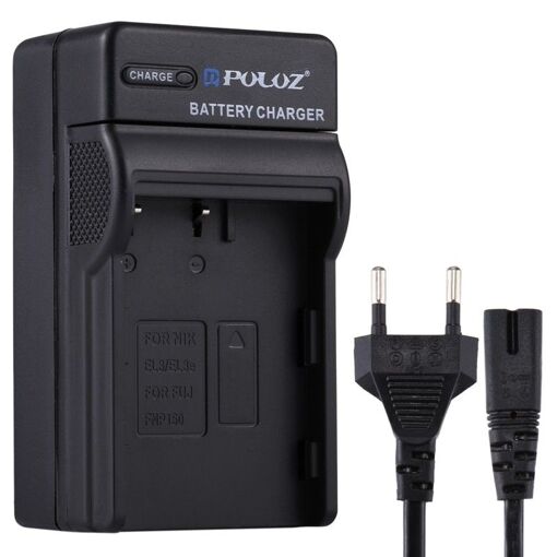 Cargador de batería Weweo con cable UE para Nikon EN-EL3 / EN-EL3e FUJI FNP150