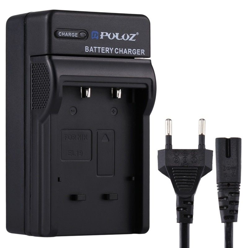 Wewoo EU Plug Battery Charger with Cable for Nikon EN-EL19