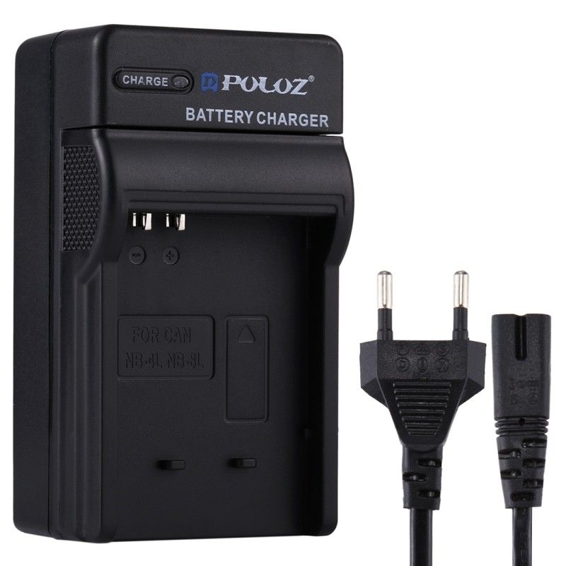 Cargador de batería Wewoo con cable UE para Canon NB-4L / NB-8L