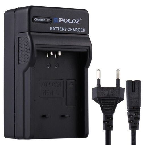 Cargador de batería Weweo con cable y adaptador UE para Canon NB-11L