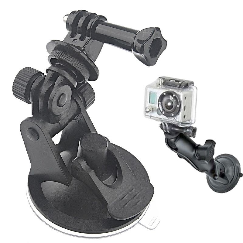 Soporte Weweo para GoPro con ventosa y adaptador de trípode