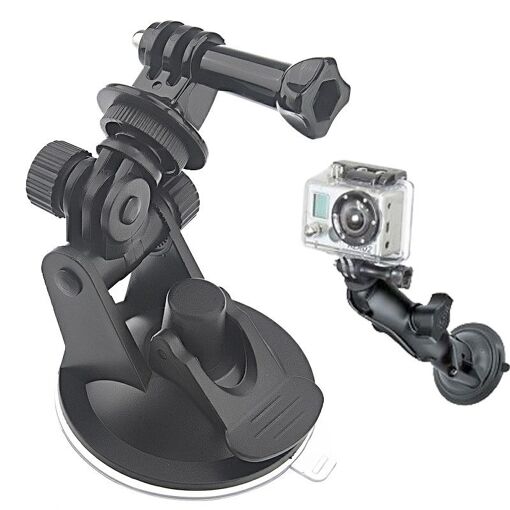Support Weweo pour GoPro avec ventouse et adaptateur trépied