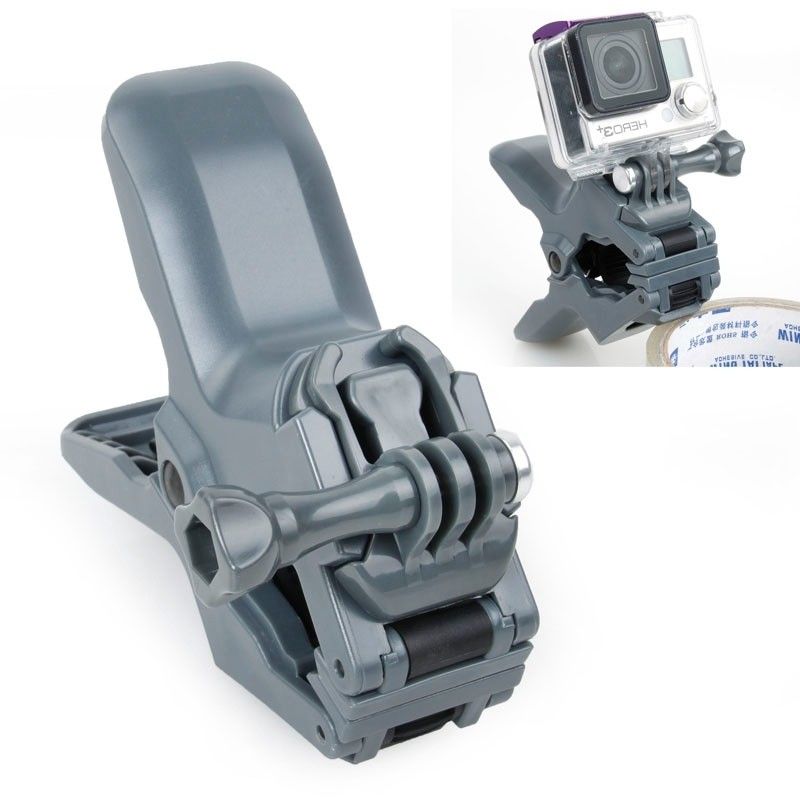 Wewoo GoPro Clip Mount with Jaws Flex Clamp for Hero 4/3+ 3/2/1