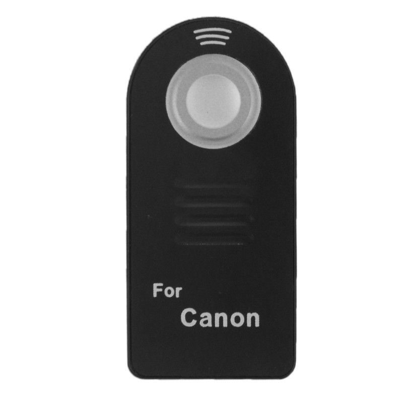 Control remoto inalámbrico Weweu para cámara Canon - Negro