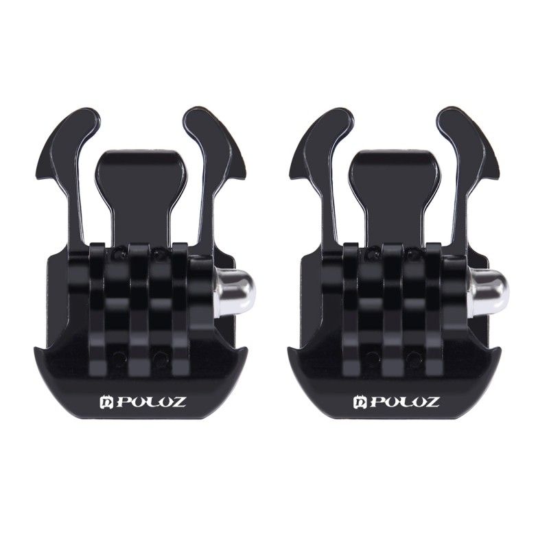 Weweo GoPro Mount for HERO6/5/4 Session, 4/3+ and Xiaomi Action Cameras, 2-Piece Horizontal Quick Release Buckle