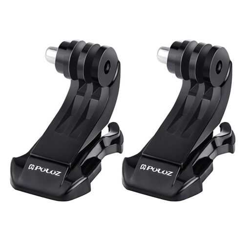 Wewoo GoPro Mount Set (2 PCS) - Vertical Surface J-Hook Buckle for HERO6, 5, 4 Session, 3+ and More Action Cameras