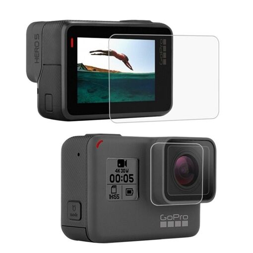 Protector de pantalla de vidrio templado Wewoo para GoPro HERO5