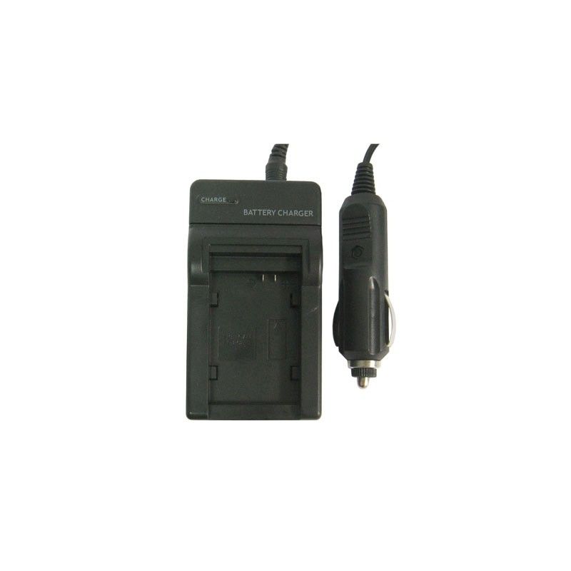 Chargeur de batterie 2 en 1 pour appareil photo numérique Canon BP-808, Noir
