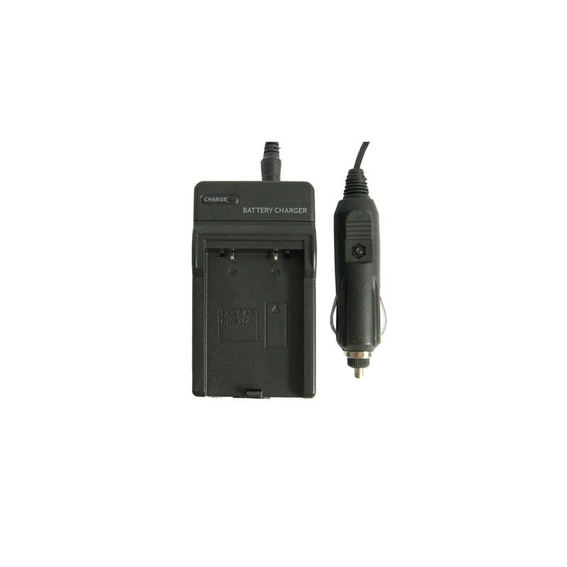 CASIO CNP100 Digital Camera Battery Charger 2-in-1 by Wewoo, Black